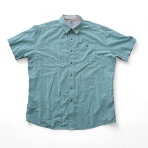 Kuhl Karib Short Sleeve Button Up Shirt Mint Men's XL